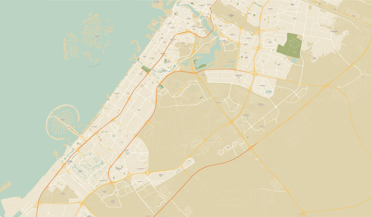 Dubai Map 